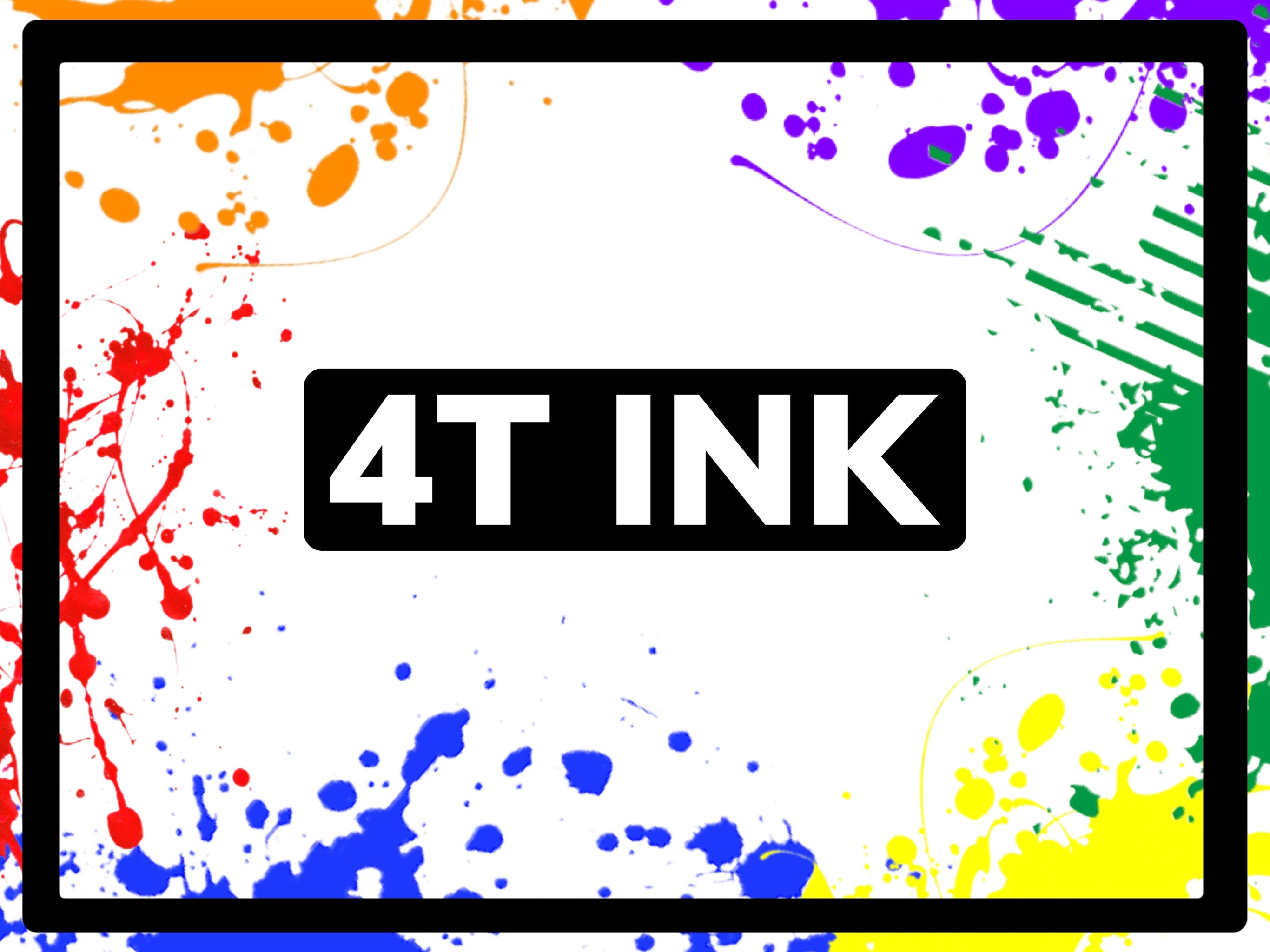 4th Ink Design 4T INK 4T INK DTF Direct to Film Supplies , Eco Solvent Water Base Ink